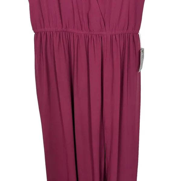 Lulu’s Lost in the Moment Maxi Gown Burgundy Bridesmaid Dress Size Small NWT - Image 8