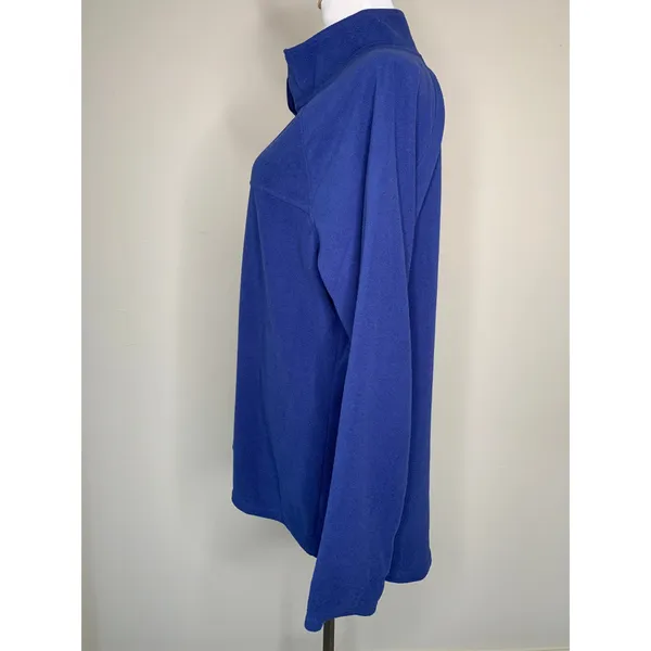 Natural Reflections Blue Fleece Pullover Top Sz XL Gorpcore Cabin Core - Image 3