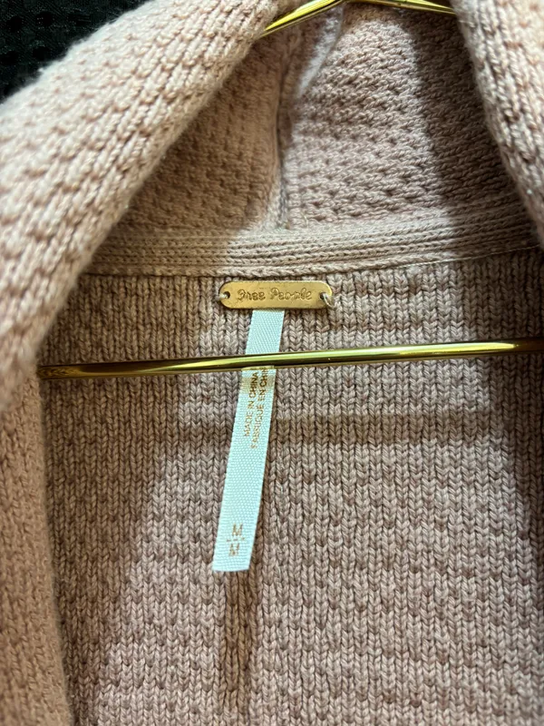 Free People Chamomile Oversize Cardigan in Rose - Image 8