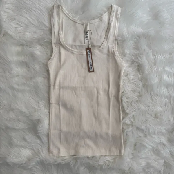 Skims Cotton Rib Tank Marble Size Medium - Image 2