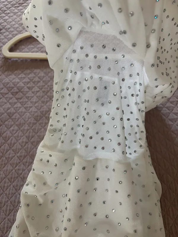 Windsor White Mini Sequin Dress - Image 5