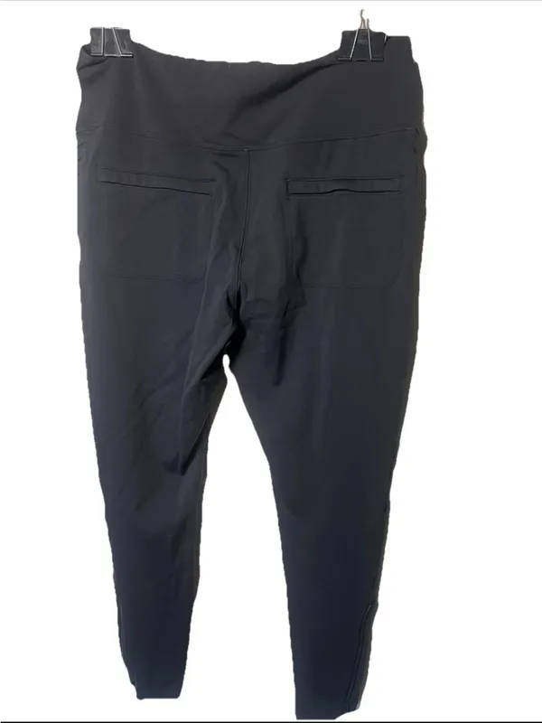 Athleta Delancey Moto Tight Pants Womens XL Black Leggings Zip Ankle Stretch - Image 5