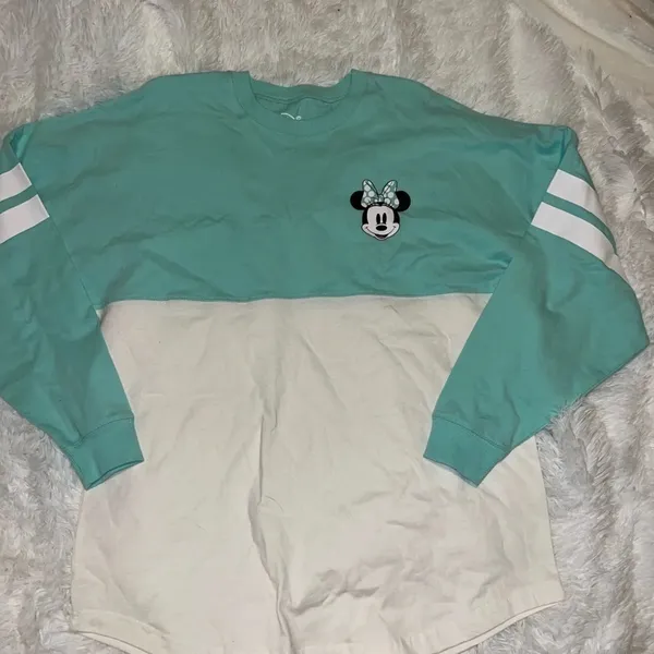Disney Minnie Mouse Long Sleeve Spirit Jersey Style size Medium (8/10) Varsity - Image 2