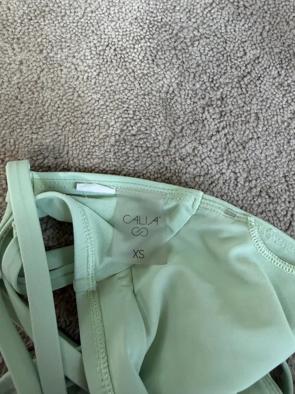 Calia Mint Green Criss Cross Bikini Top XS - Image 4