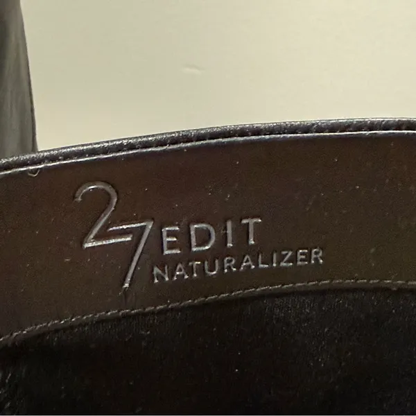 NEW Naturalizer 27‎ Edit Ennis Black Leather Knee-High Boots Size 8.5 - Image 15