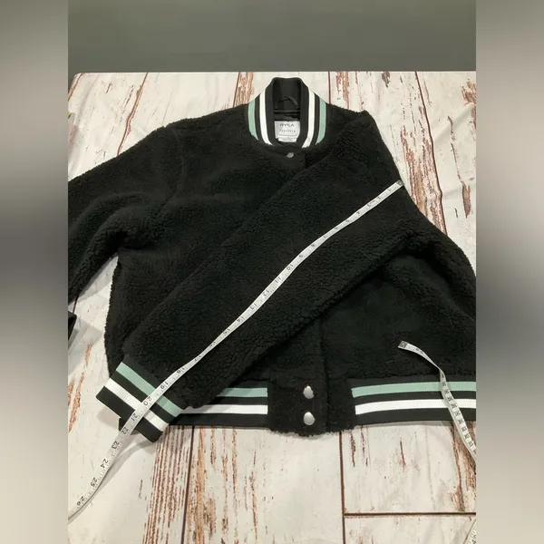 NWOT RVCA SHERPA VARSITY BOMBER JACKET‎ - Image 7