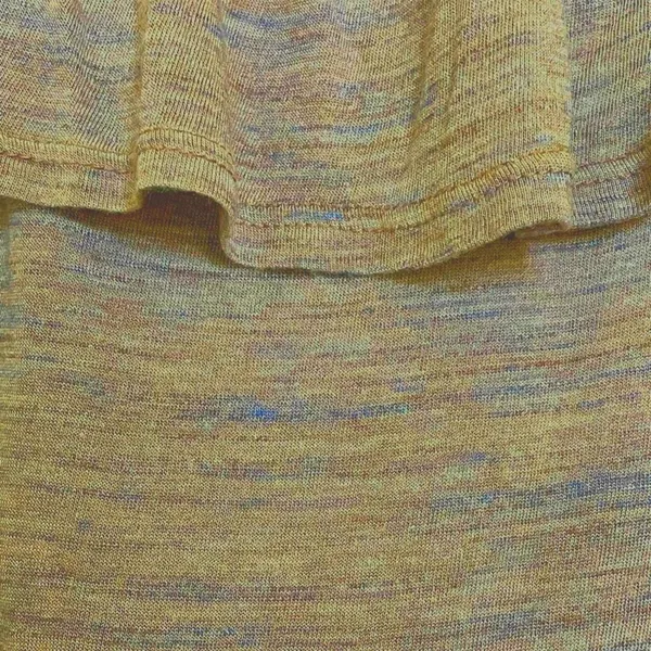 Anthropologie Dolan Charla Heather Off Shoulder Ruffled Neckline Top Med - Image 4