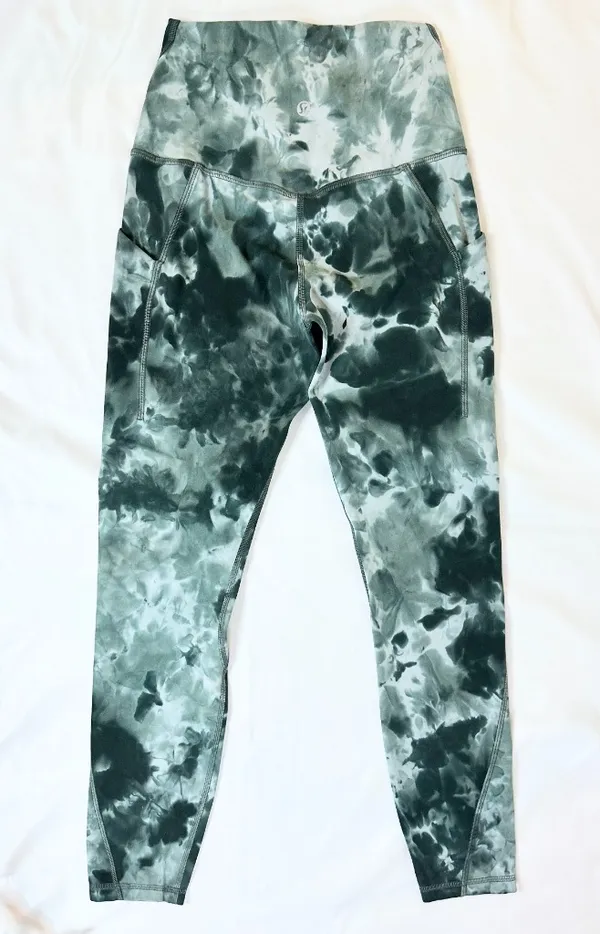 Lululemon Align Pocket Legging + Flow Y Bra Matching Set – Diamond Dye Smoked Spruce – 4 - Image 8