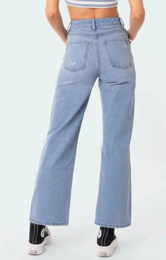 ZARA wide leg jeans - Image 2
