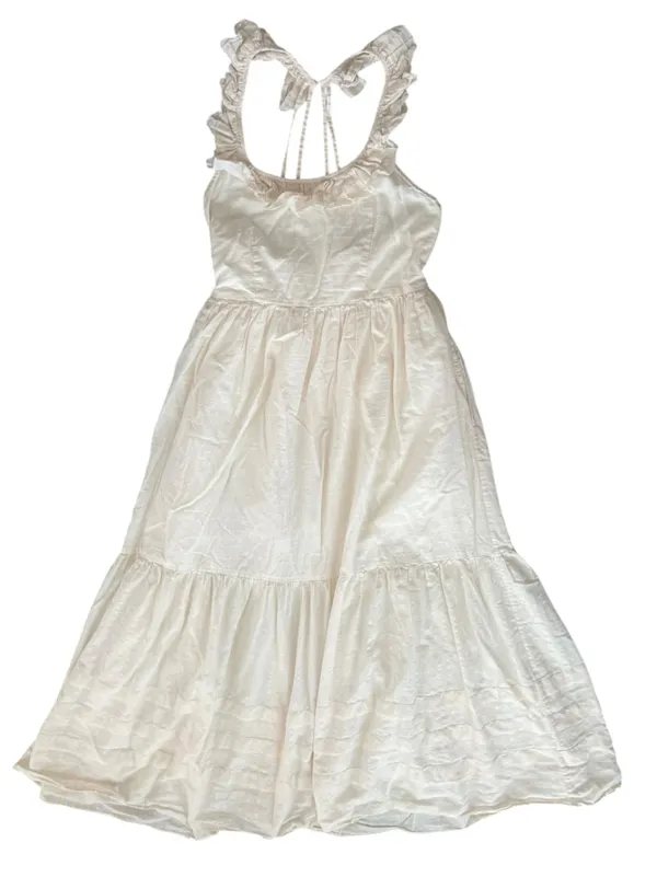 Christy Dawn Women’s Clemence Regenerative Organic Cotton Maxi Dress Pearl White - Image 2