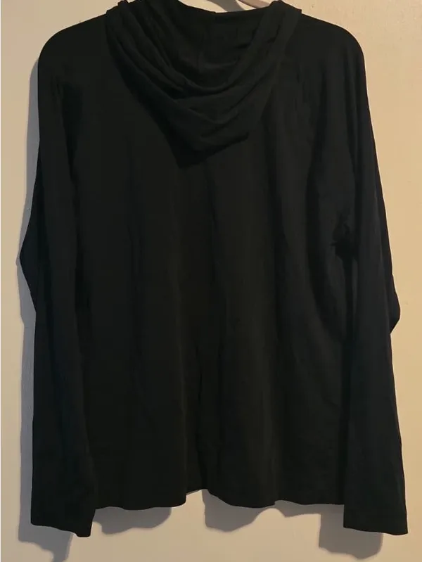 ALO Yoga Black Long Sleeve Hoodie Pullover - Image 6