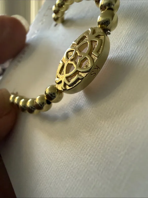 Kendra Scott Gold Beaded Bracelet - Image 5