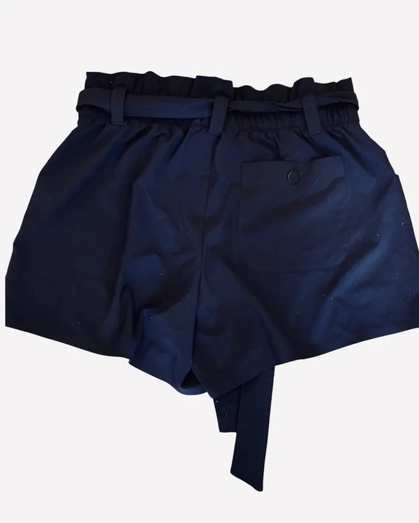 Athleta Skyline High Rise Paperbag Shorts Black Tie Lightweight S 4 - Image 4