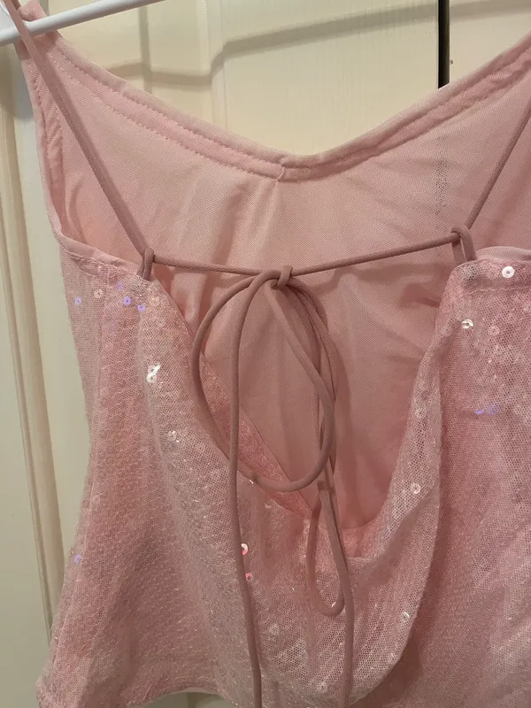 Pink sparkle top Size XS - Image 4