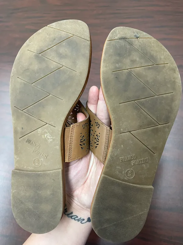 Franco Fortini Brown Sandals Size 6 - Image 2