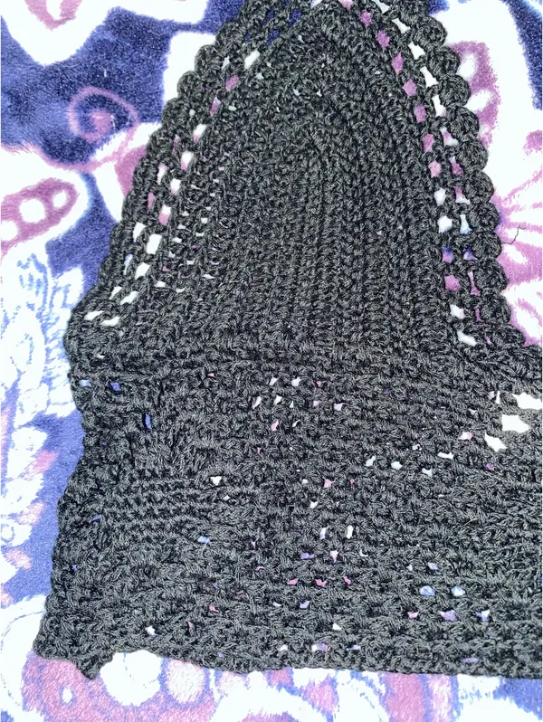 Wowo Black Crochet Top - Image 2
