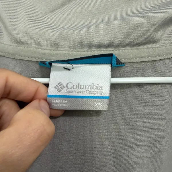 Columbia Sportswear Soft Shell Full Zip Jacket Gray High Neck  - Image 6