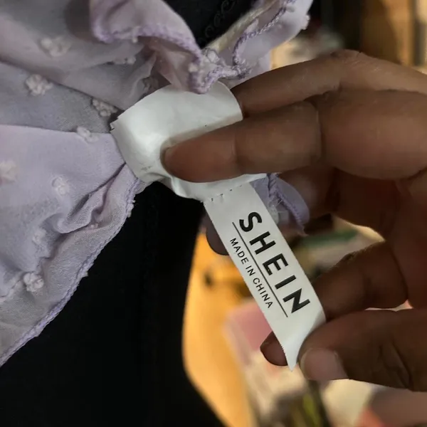 Sexy Sheer Adorable Coquette Costume Layering Textured Lavender Babydoll Cropped - Image 2