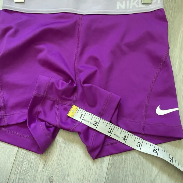 Nike Pro Shorts 2.5" workout Purple (small) compression training gym activewear - Image 3