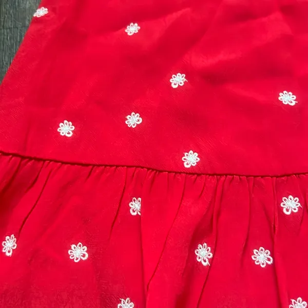 For Love & Lemons Red Skirt - Image 3