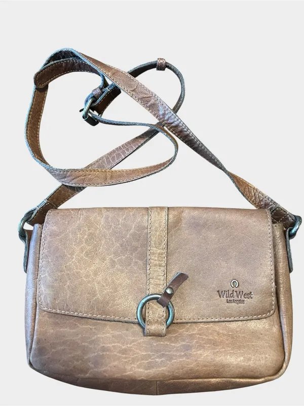 Wild West brown leather western crossbody - Image 4