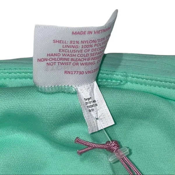 NWT Stoney Clover X Target Mint‎ Green Ribbed High Waist High Leg Bikini Bottoms - Image 5
