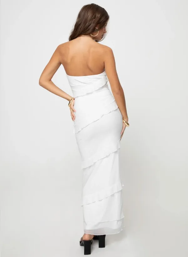 Princess Polly White Maxi Dress - Image 2