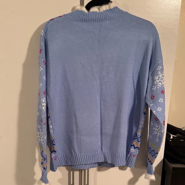 Hanukkah Sweater NWT Blue Size L - Image 5