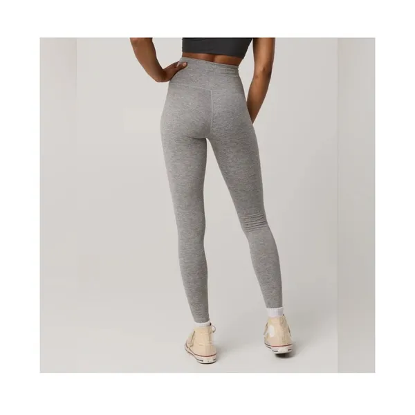 Aerie Offline Heather Grey The Hugger Leggings Size Large - Image 2