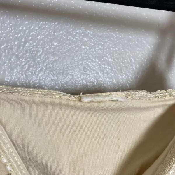 Y2K Cream Camisole Large Coquette Fairycore Feminine Dainty Cottagecore 2000s - Image 3