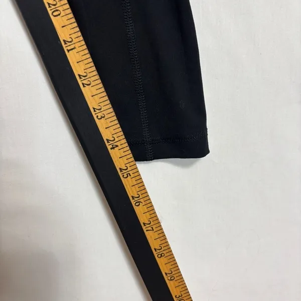 Hypertek High Waisted Pocket Leggings Black Athletic‎ Yoga Workout Gym Medium - Image 9