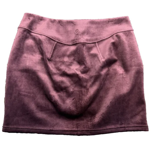 NWT Lululemon Scuba High-Rise Mini Skirt Velvet Garnet Tennis Women's Size Large - Image 4