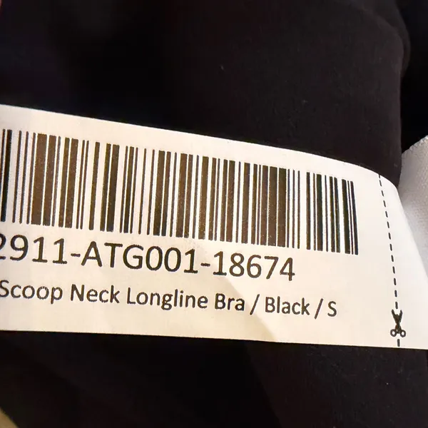 NWT QUINCE Black Ultra-Form Scoop-Neck Longline Bra Size S and M - Image 9