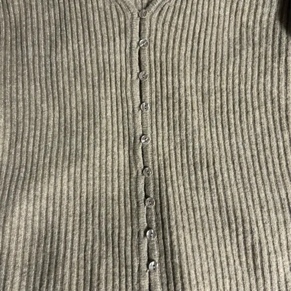 Abercrombie & Fitch Ribbed Skimming Cardigan Size M - Image 3