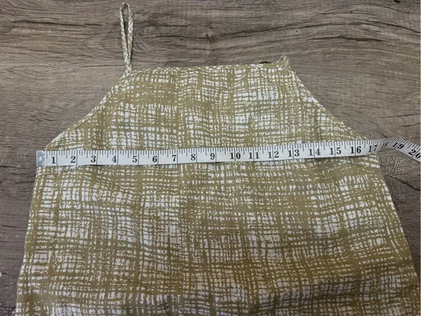 Reformation Kienna Linen Dress in "Burlap" print size small - Image 4