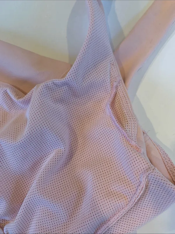 all in motion Womens Medium Light Pink Performance Cropped Tank Active Bralette - Image 4