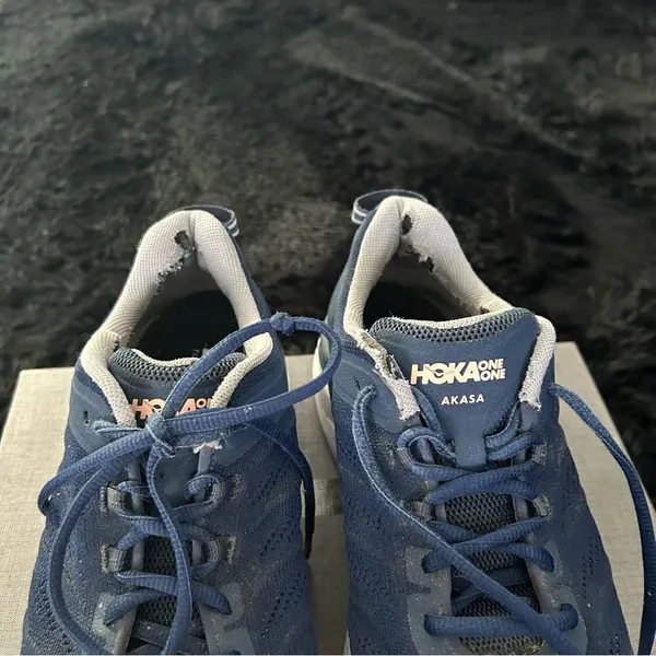 HOKA one one akasa blue athletic lace up shoes sneakers women’s 9.5 - Image 8