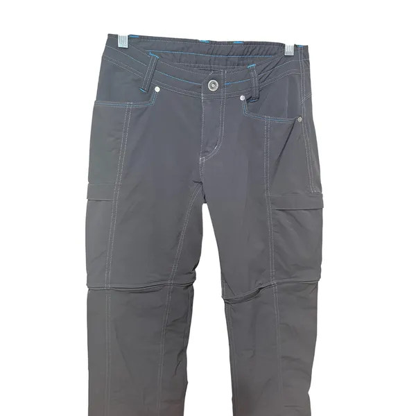 Kuhl Convertible Hiking Pants Zip Off‎ Cargo Outdoor Black Size 2 - Image 2
