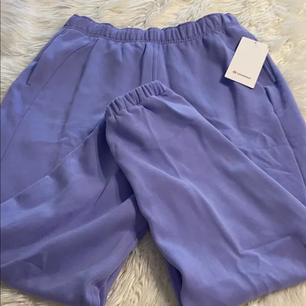 Lululemon Athletica Lavender Scuba MR Oversized Jogger Regular size L brand new - Image 12
