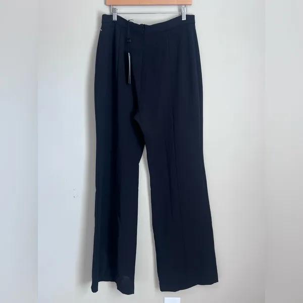 NWT Black‎ Halo Wide Leg Isabella Pant $295 Size 14 Black - Image 4