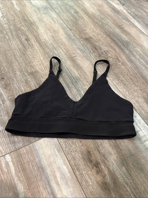 Pact Organic- Wireless Bralette - Black Small - Image 4