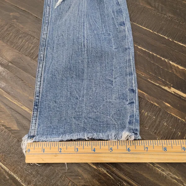 Abercrombie & Fitch Curve Love Ultra High Rise Ankle Straight Jeans Women’s 25/0 - Image 7