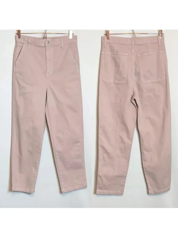 Madewell Classic Straight Leg Crop Jean Pant In Wisteria Dove Size 28 - Image 4