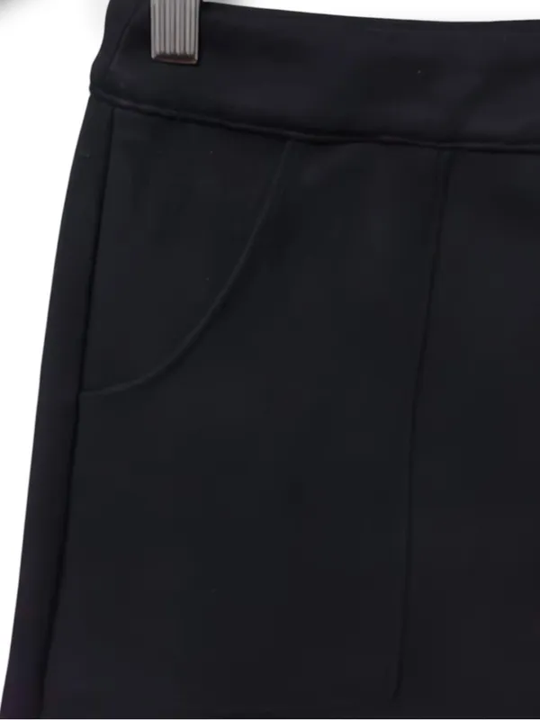 Lulu's | NWOT Black with Front Patch Pockets A-Line Mini Skirt (size S) - Image 5