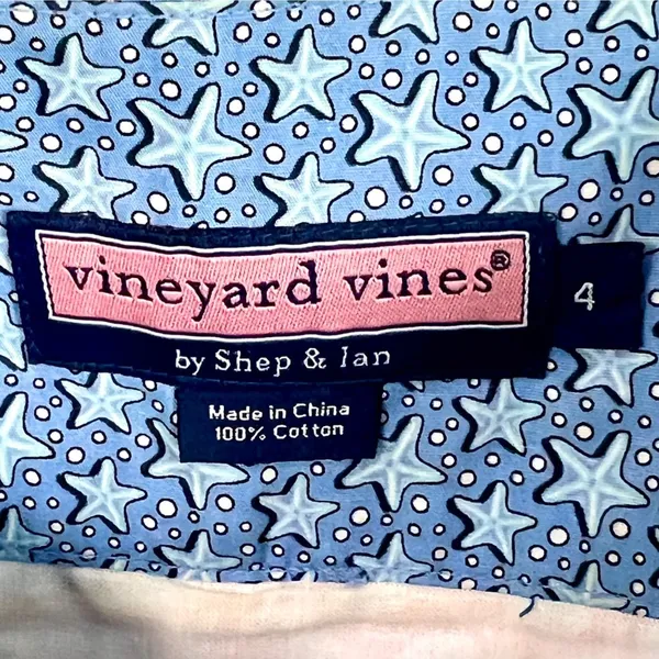 Vineyard Vines Patchwork 100% Cotton Faux Wrap Skirt 4 Nautical Preppy Vacay - Image 7