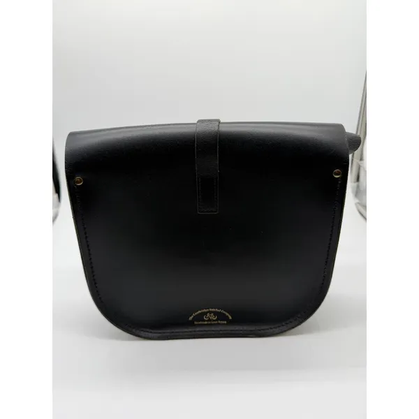 The Cambridge Satchel Company Saddle Bag Women Small Black Leather Crossbody - Image 3