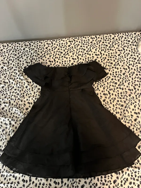 DO+BE Black Ruffle Dress - Image 2