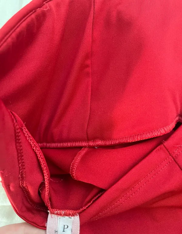 Hatus Red Tube Top/ Corset Size M - Image 6