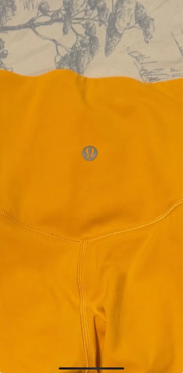Yellow Lululemon Leggings - Image 5