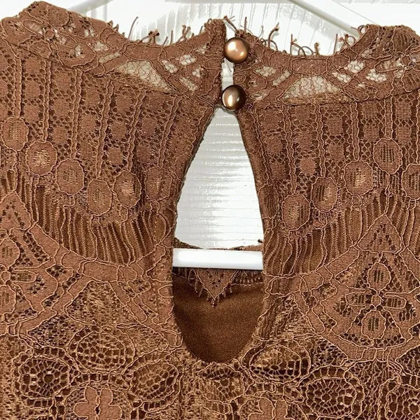 EST 1946 Brown Top/Blouse(Size XL) Brown - Image 6